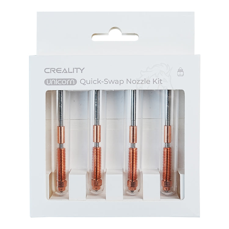 Creality Unicorn Quick Release Hardened Nozzle Set 0.4mm – 4pcs – K1C / Ender-3 V3