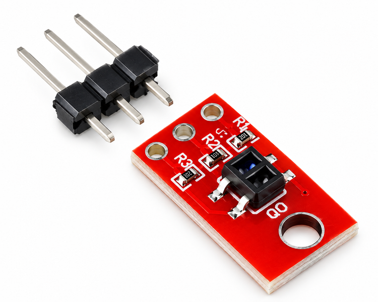 QRE1113 Infrared Reflective Sensor Module – 3.3V/5V Line Tracking Sensor