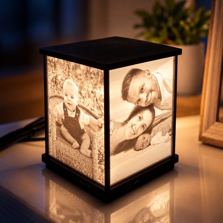 Personalised 3D Photo Lithophane Lamp
