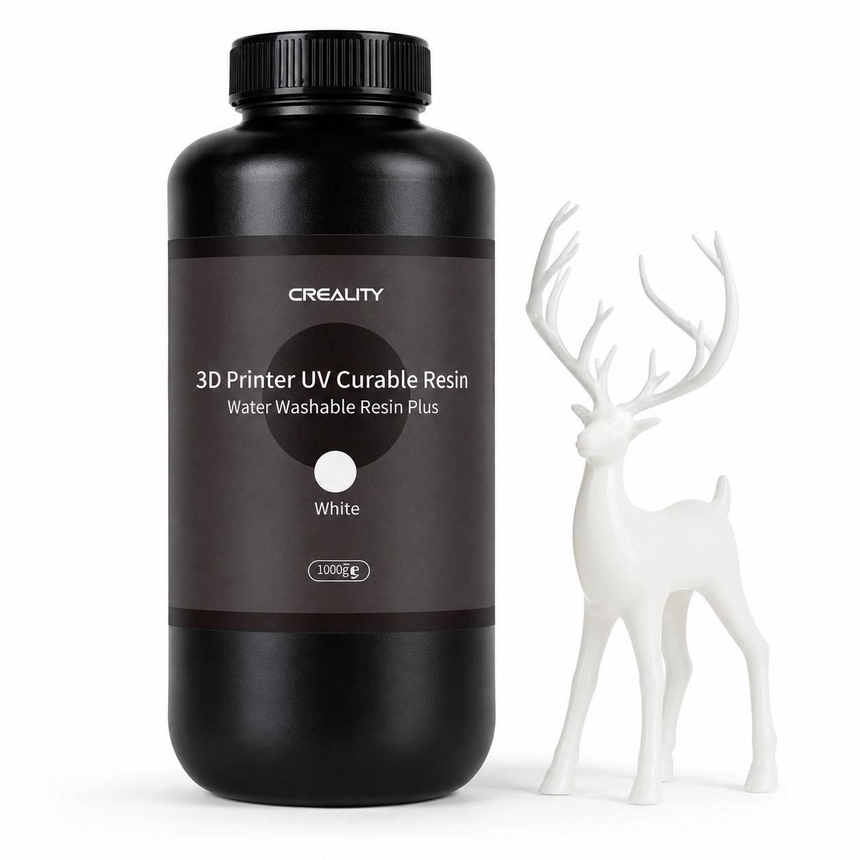 Creality Water Washable Resin Plus 1kg (White, Grey, Skin & Black)