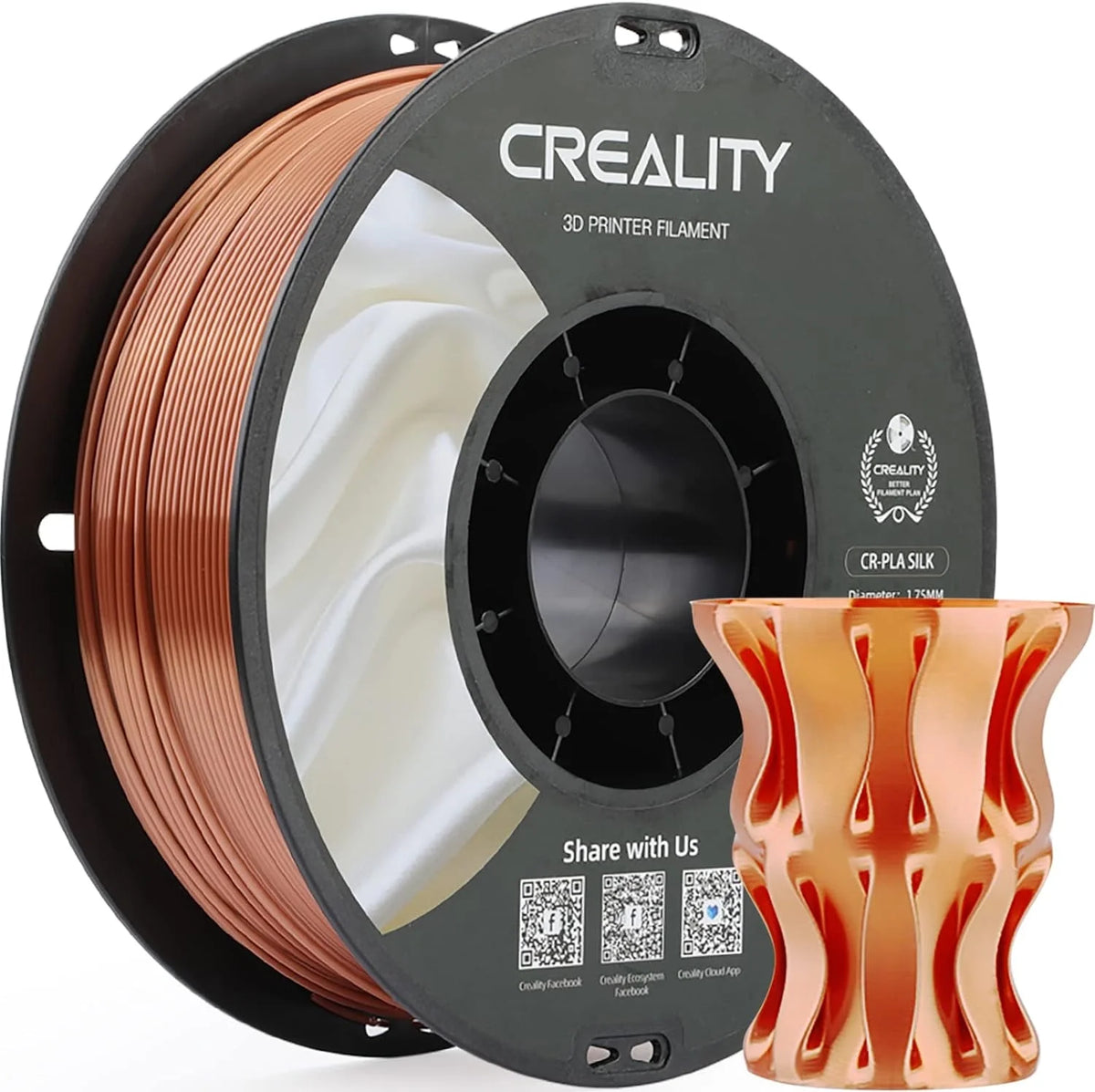 Creality Dual Color Silk PLA Filament 1.75mm – 1kg