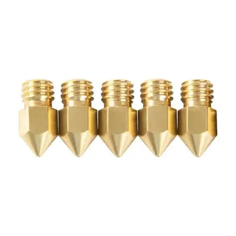 Creality M6 0.4mm Big Head Brass Nozzle – 5pcs