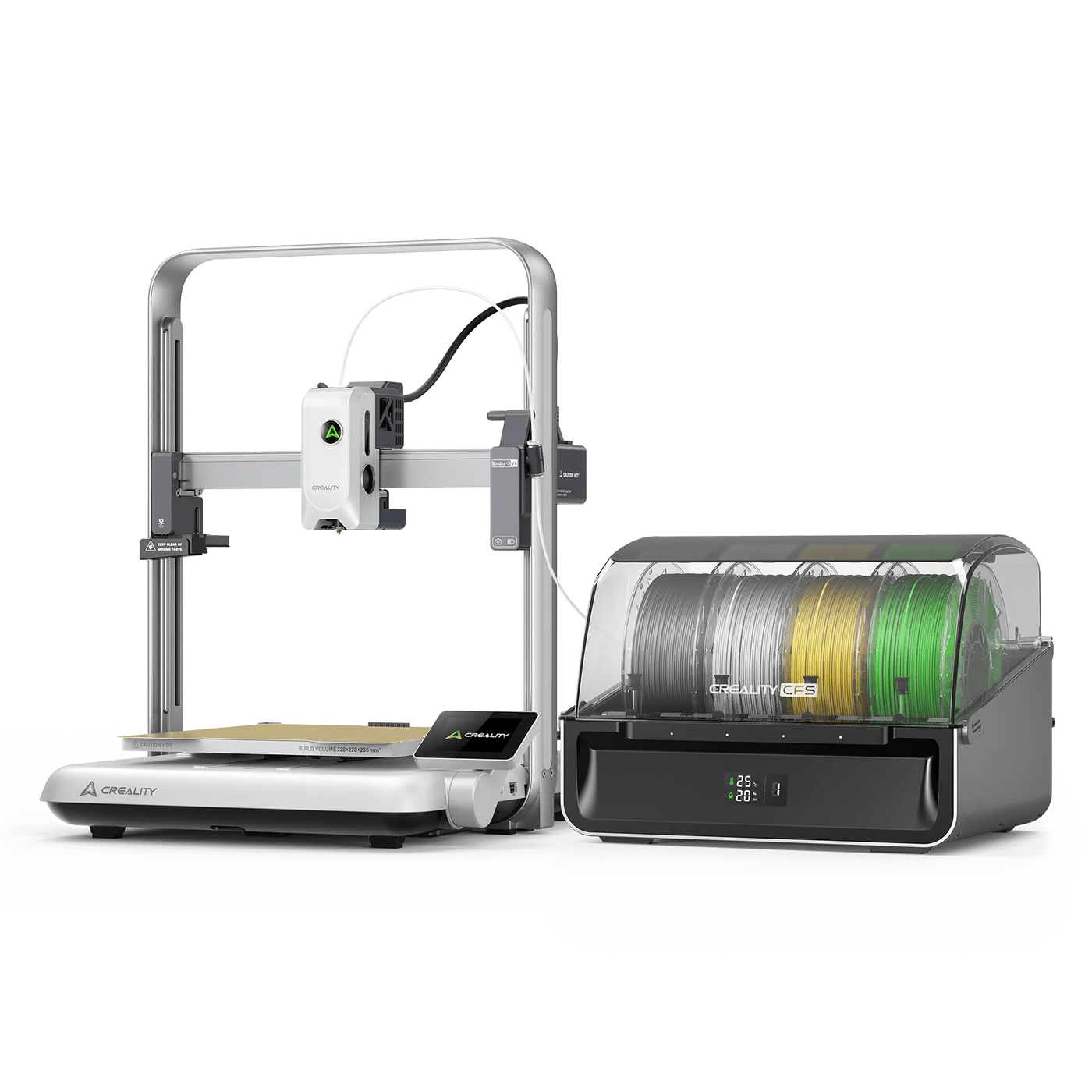 Creality Ender-3 V4 Combo 3D Printer with CFS – 220 × 220 × 235 mm Build Volume | Up to 500 mm/s