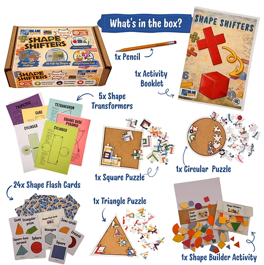 BlueSpark Shape Shifters – Maths & Geometry STEAM Activity Kit