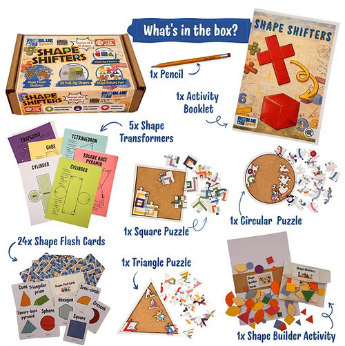 BlueSpark Shape Shifters – Maths & Geometry STEAM Activity Kit