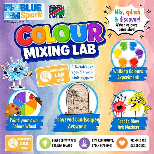 BlueSpark Colour Mixing Lab – Art & Science STEAM Activity Kit
