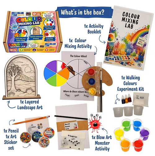 BlueSpark Colour Mixing Lab – Art & Science STEAM Activity Kit