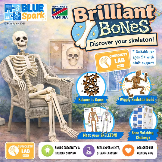 BlueSpark Brilliant Bones – Human Skeleton STEAM Activity Kit