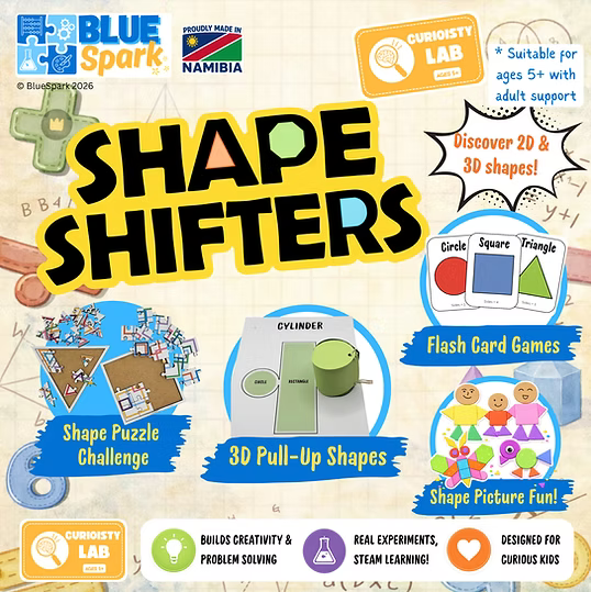 BlueSpark Shape Shifters – Maths & Geometry STEAM Activity Kit
