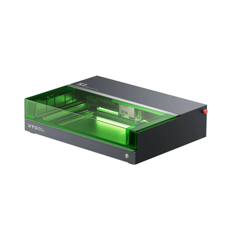 xTool S1 40W Enclosed Laser Cutter Kit with Riser Base & RA2 Pro